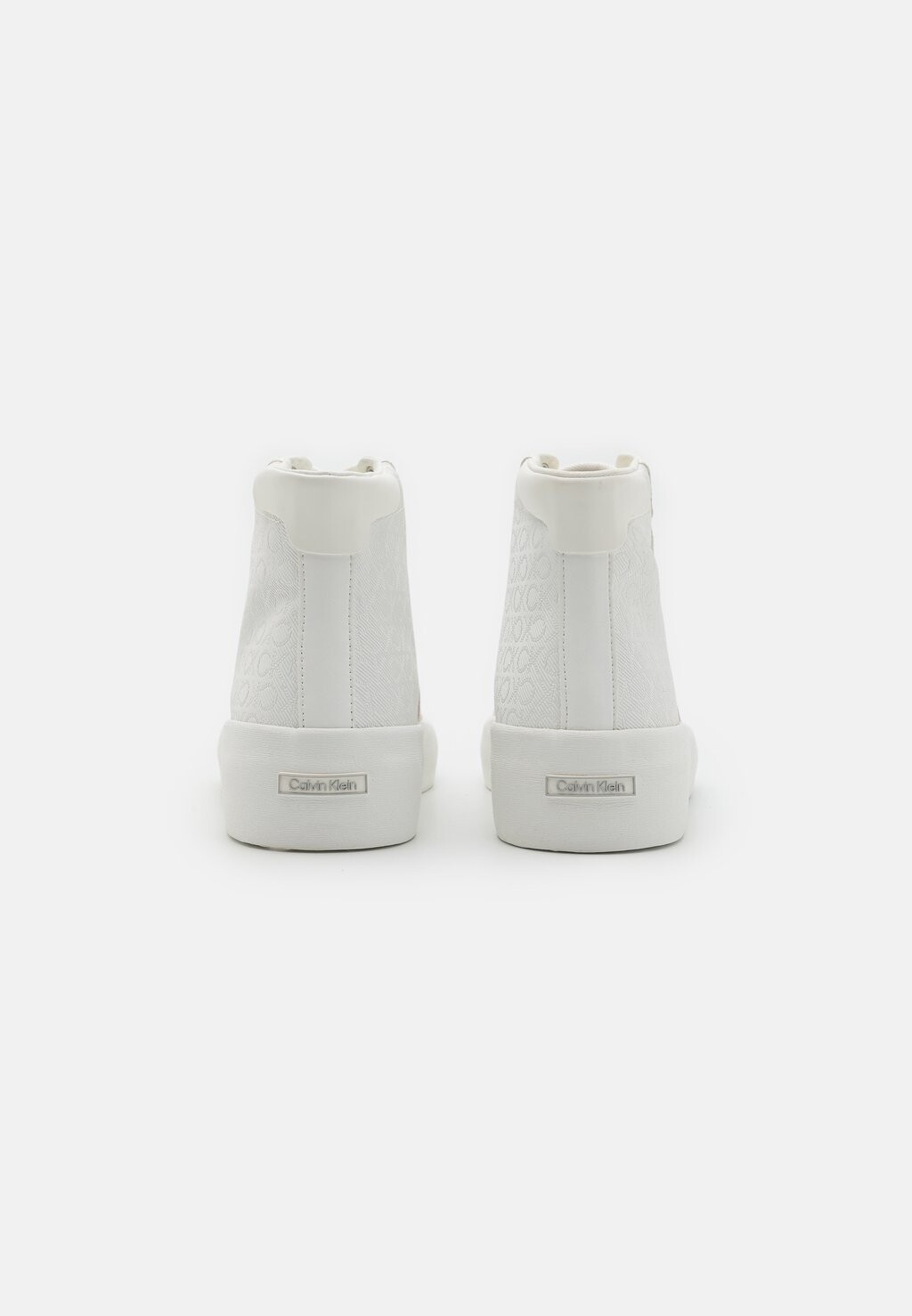 Высокие кроссовки LACE UP Calvin Klein, белый — фото 4