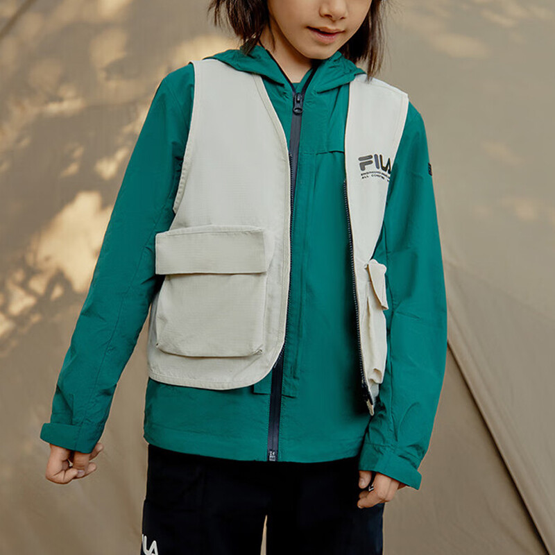 GS Повседневная спортивная одежда Fila Kids, зеленый — фото 3
