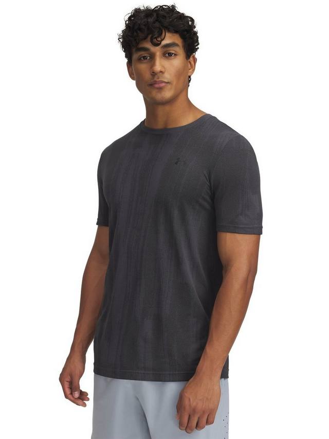 

Мужская футболка с бесшовным рукавом vanish Under Armour, цвет Castlerock/Black