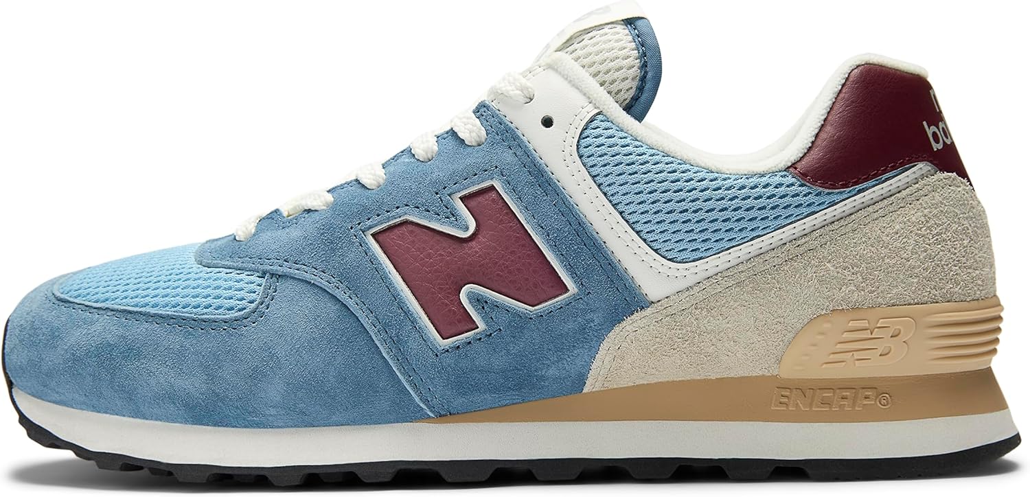 Кроссовки New Balance Unisex-Adult 574 V2 Unisex, Shoreline Blue/Stillwater — фото 2