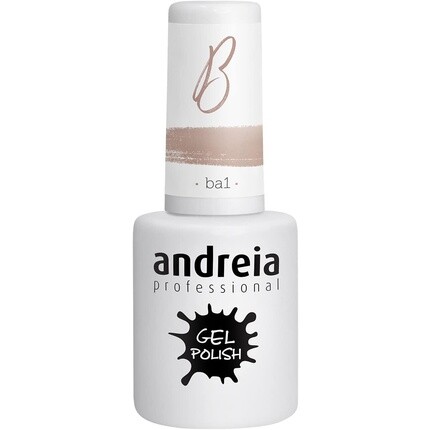 

Полуперманентный гель-лак для ногтей для УФ/светодиодной лампы, интенсивный блеск и стойкость в течение 4 недель, гель-лак для французского маникюра, цвет Ba1, розовые оттенки телесного цвета, 10,5 мл, Andreia