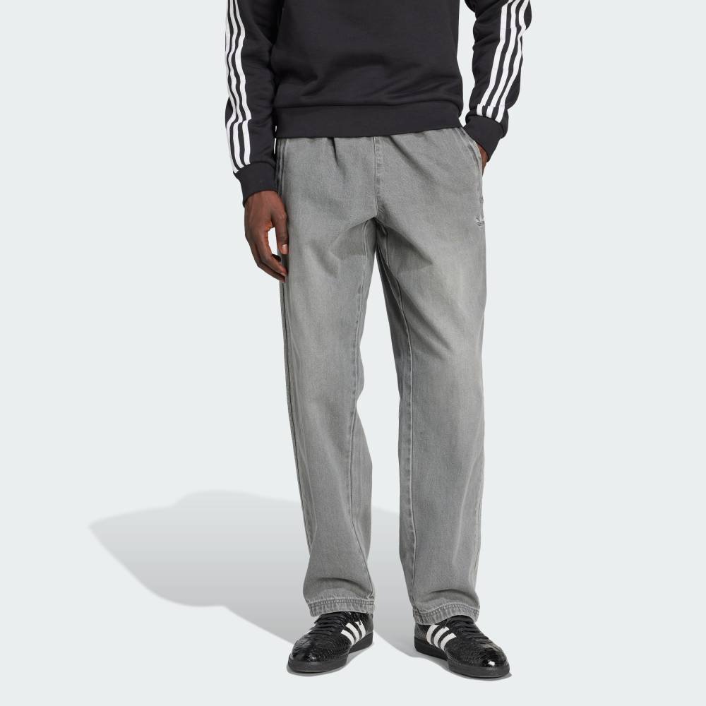 Спортивные брюки Adicolor Loose Track Pants из коричневого денима Adidas, multi