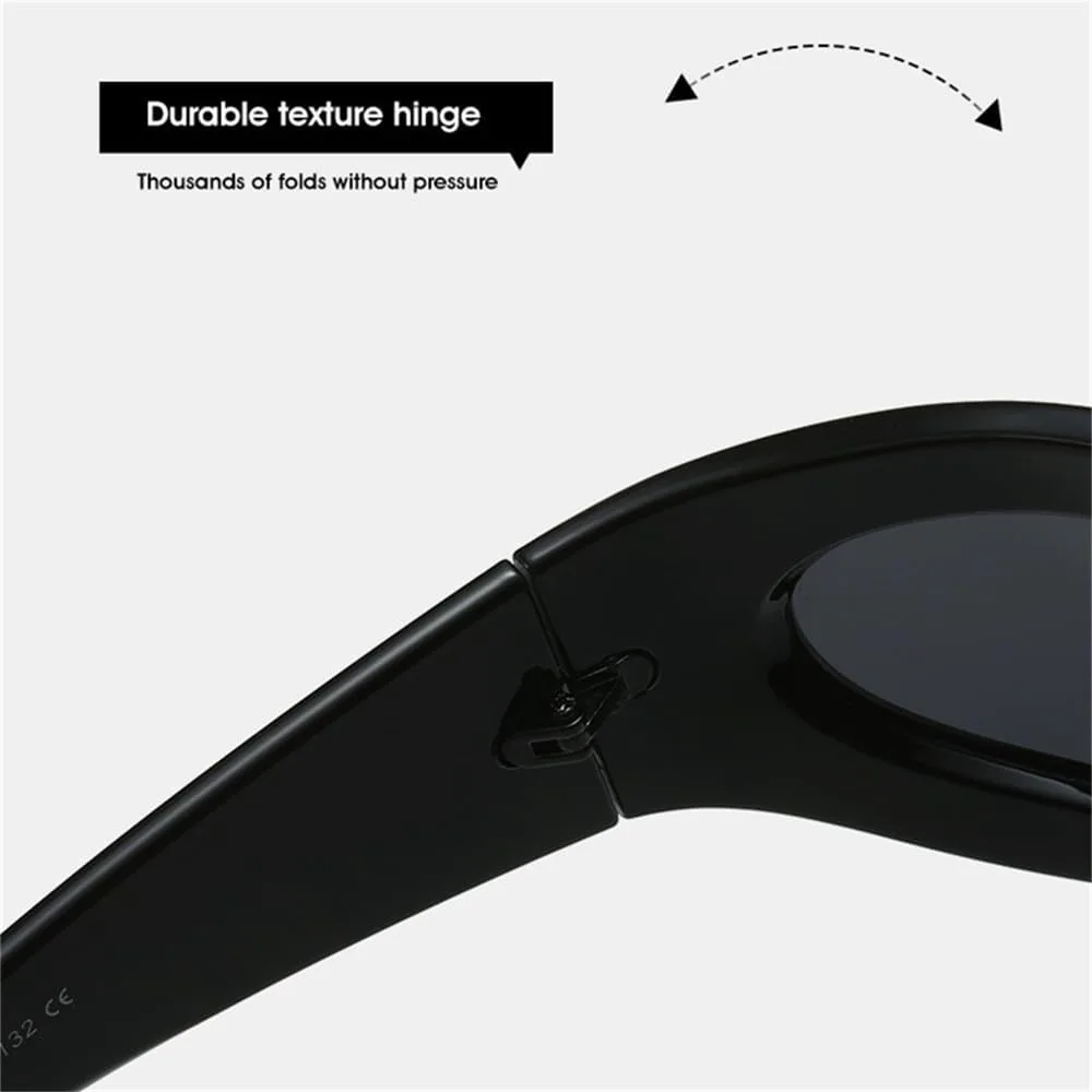 

Поляризованные солнцезащитные очки в стиле стимпанк для женщин и мужчин, солнцезащитные очки в стиле панк, женские солнцезащитные очки UV400 HDUBFY, Purple