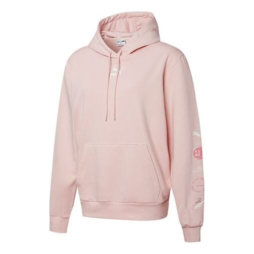 

Свитер small logo hoodie 'light pink' Puma, розовый