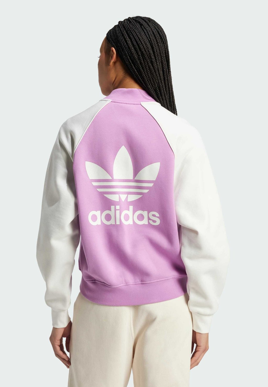 

Куртка-бомбер adidas Originals, фиолетовый