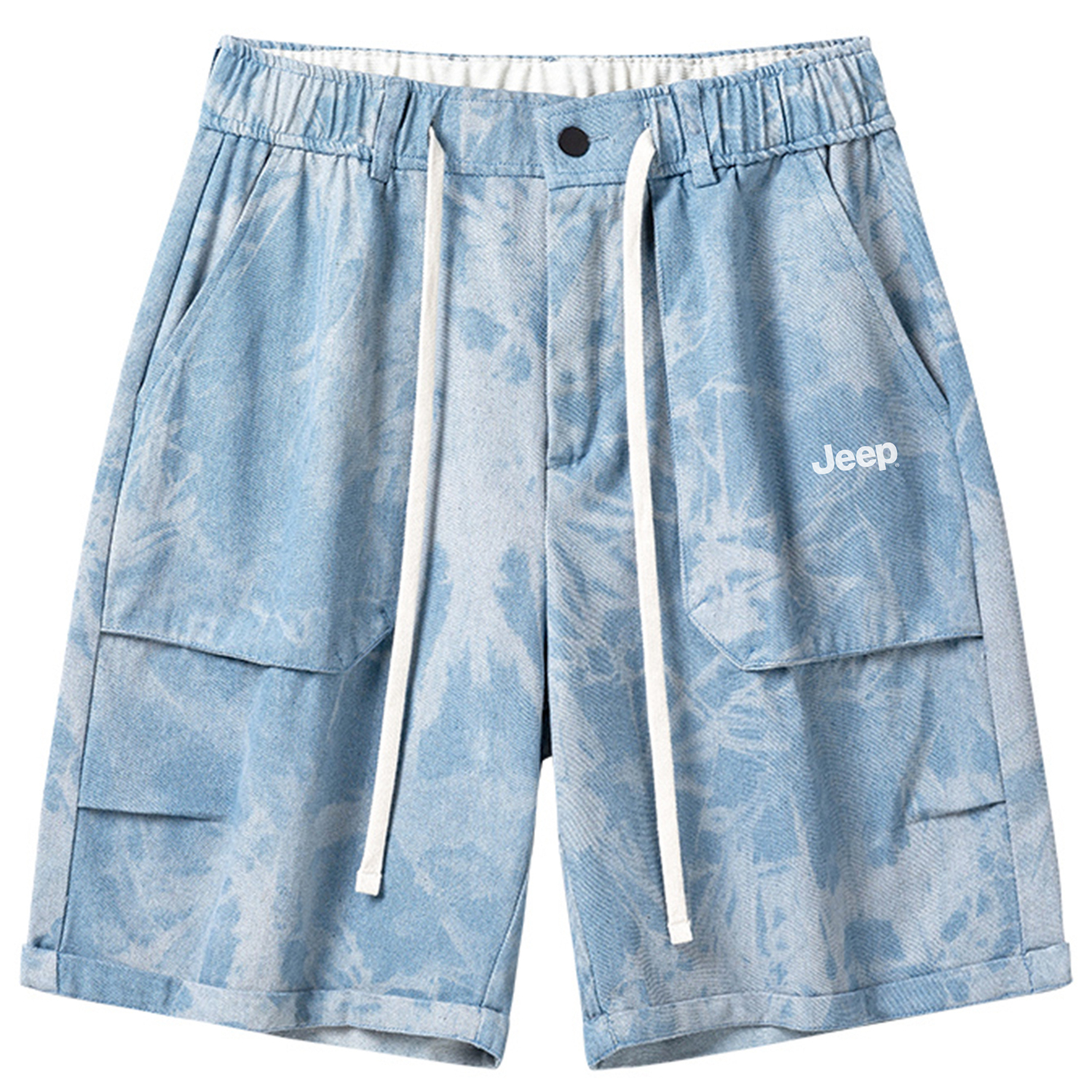 

Джинсовые шорты унисекс Jeep, светло-голубой