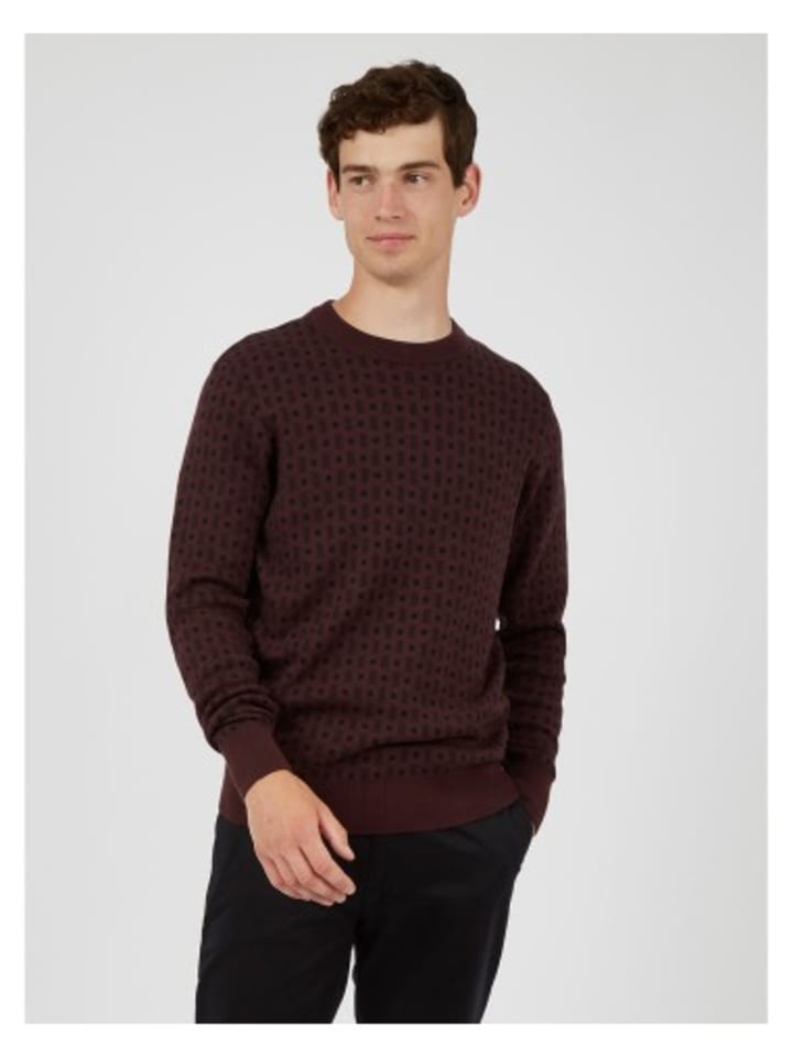 

Пуловер Ben Sherman, цвет granat