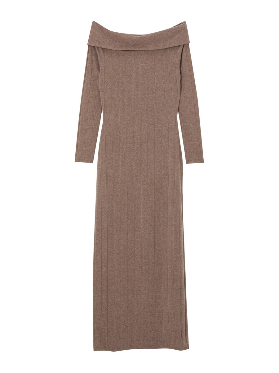 

Платье макси Pull&Bear Dress, коричневый