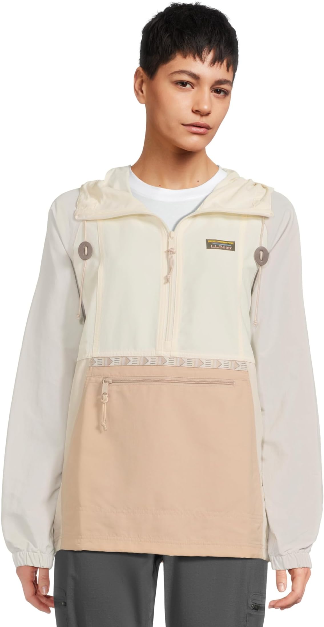 

Анорак L.L.Bean Mountain Classic Anorak Multicolor, цвет Paperwhite/Putty