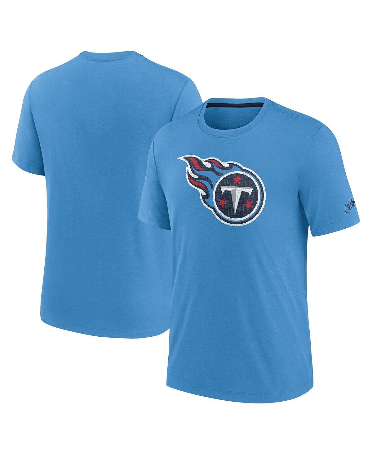 

Мужская голубая футболка Tri-Blend с логотипом Tennessee Titans Playback Nike, Синий, Мужская голубая футболка Tri-Blend с логотипом Tennessee Titans Playback Nike