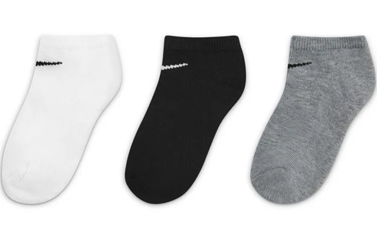 Детские носки Moderate Nike, 3 Pack (Black+White+Gray)