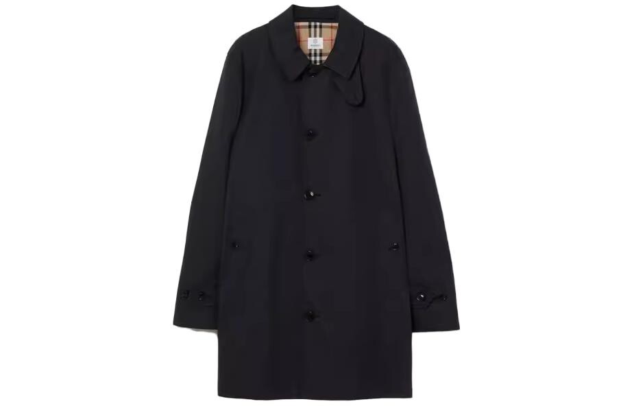 

Пальто мужское черный Burberry
