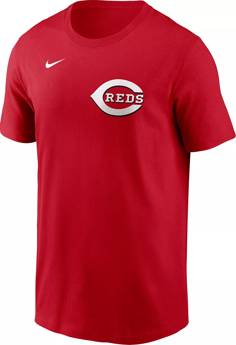 Мужская красная футболка Nike Cincinnati Reds Spencer Steer #7 — фото 2