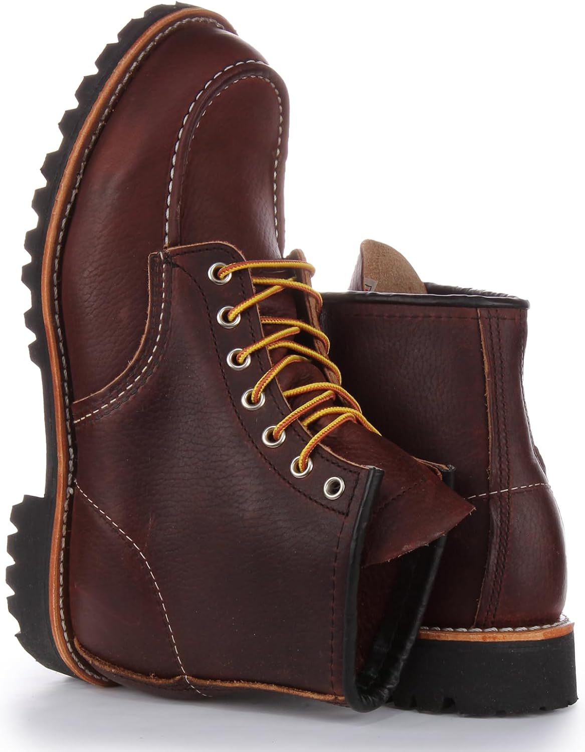 Мужские ботинки Red Wing Heritage Roughneck с шнуровкой, коричневый — фото 4