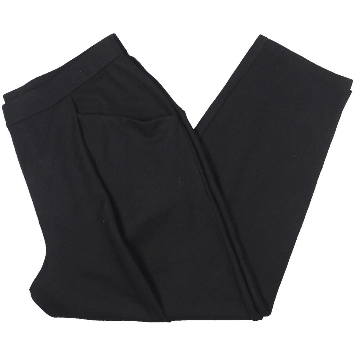

Женские плиссированные брюки с высокой посадкой Eileen Fisher, черный