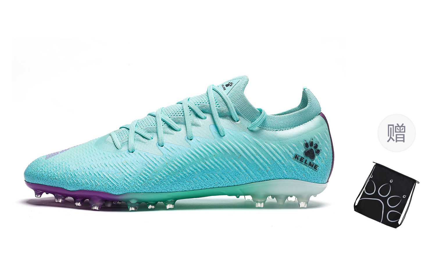 

KELME Футбольные бутсы мужские, износостойкие, противоскользящие, синие, фиолетовые