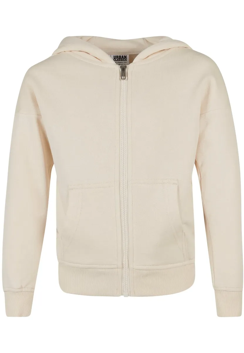 

Толстовка с капюшоном URBAN CLASSICS " Urban Classics Women's Girls Organic Terry Zip Hoody", белый