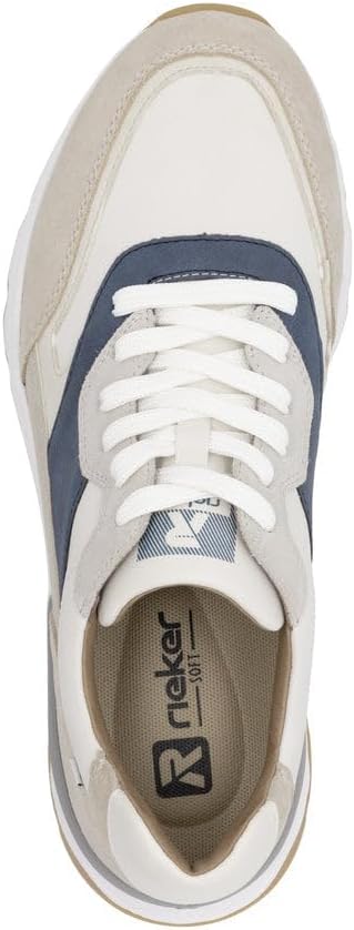 Мужские кроссовки Rieker Sport Style U0906 Zed, слоновая кость/кремовый — фото 2