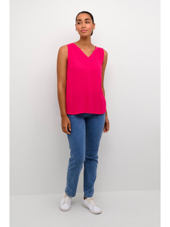 

Kaffe Топ KAamber Regular fit в цвете Virtual Pink