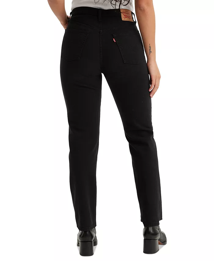 Женские джинсы 501 Original-Fit Straight Leg Levi's, черный — фото 2
