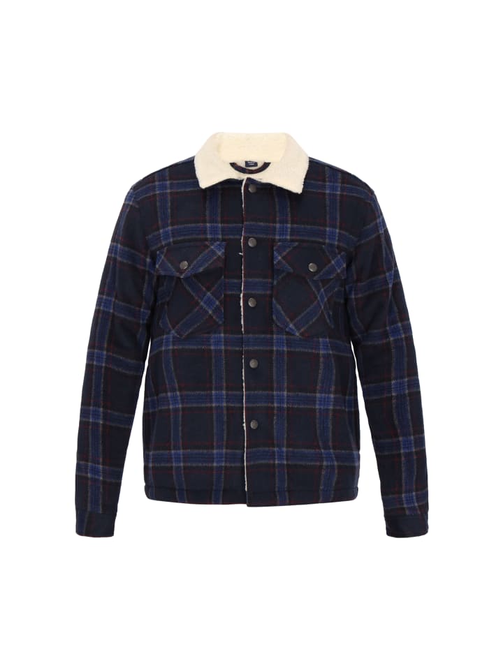 

Мужская куртка темно-синего цвета, разноцветная DreiMaster Vintage