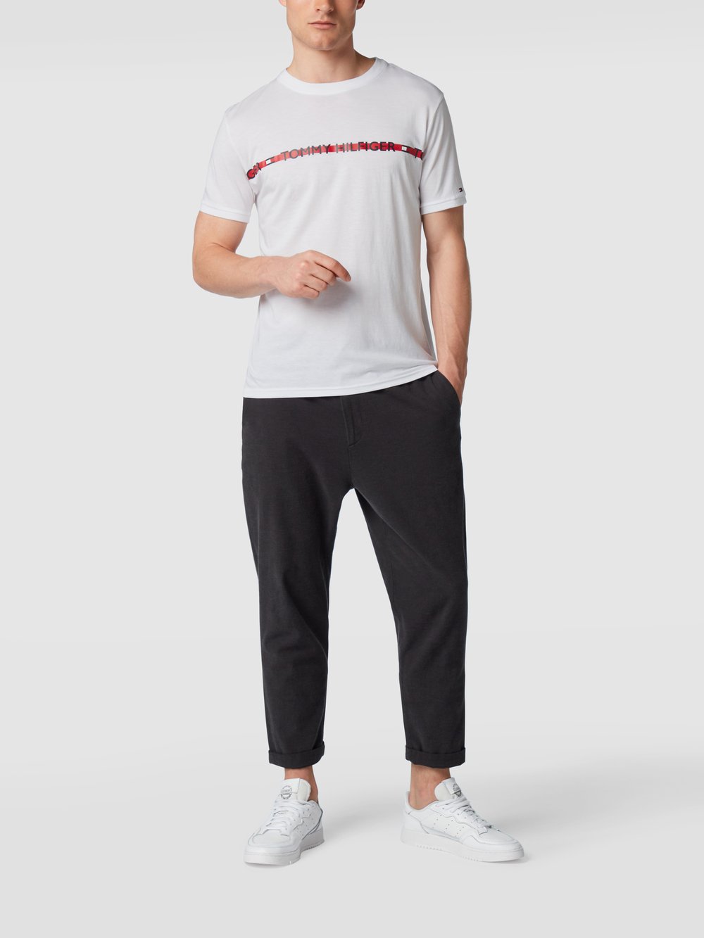 

Футболка с содержанием лиоцелла Tommy Hilfiger, белый