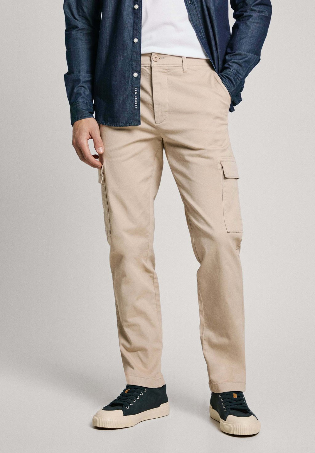 

Брюки карго SLIM Pepe Jeans, бежевый