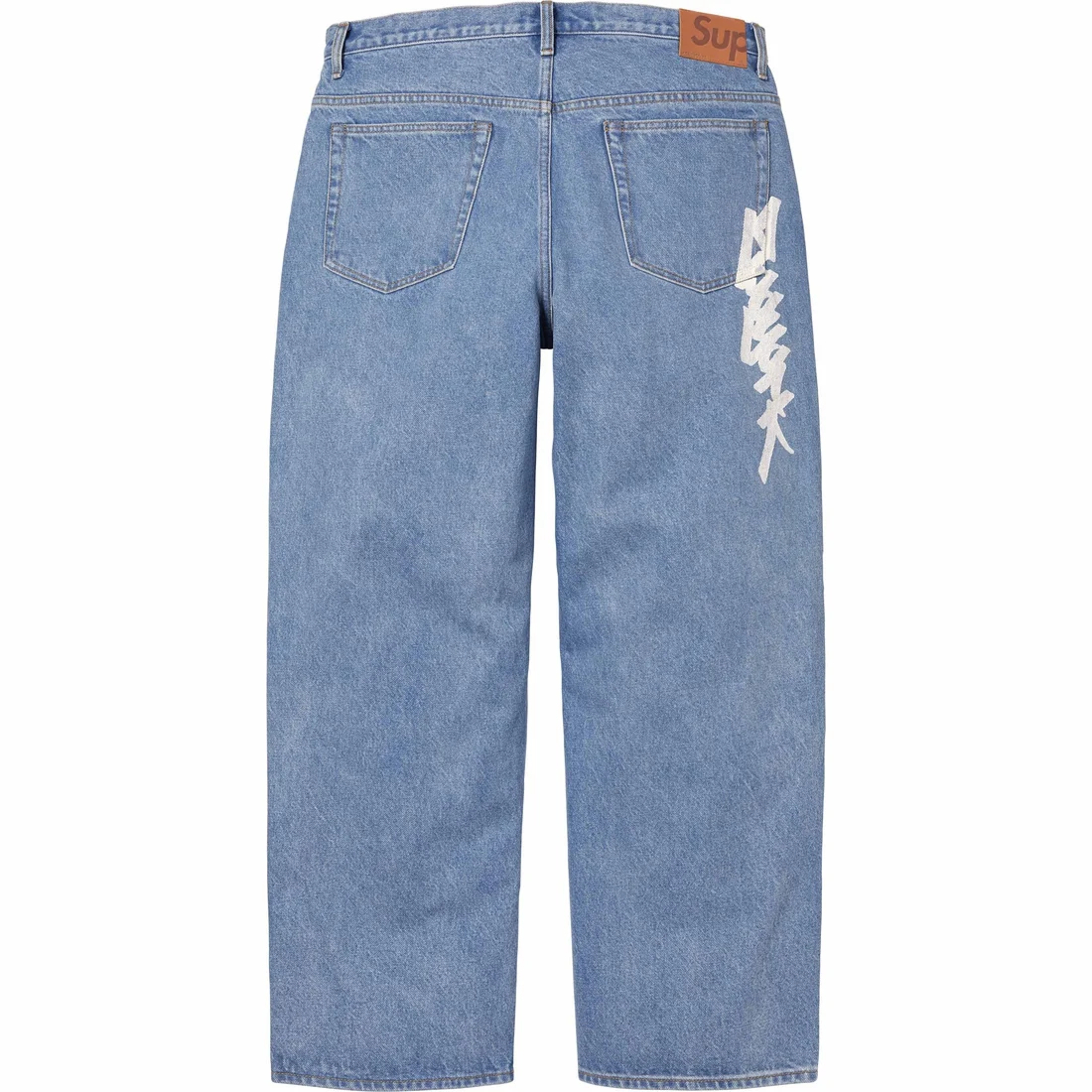 Джинсы baggy от Zoo York Supreme, индиго — фото 2