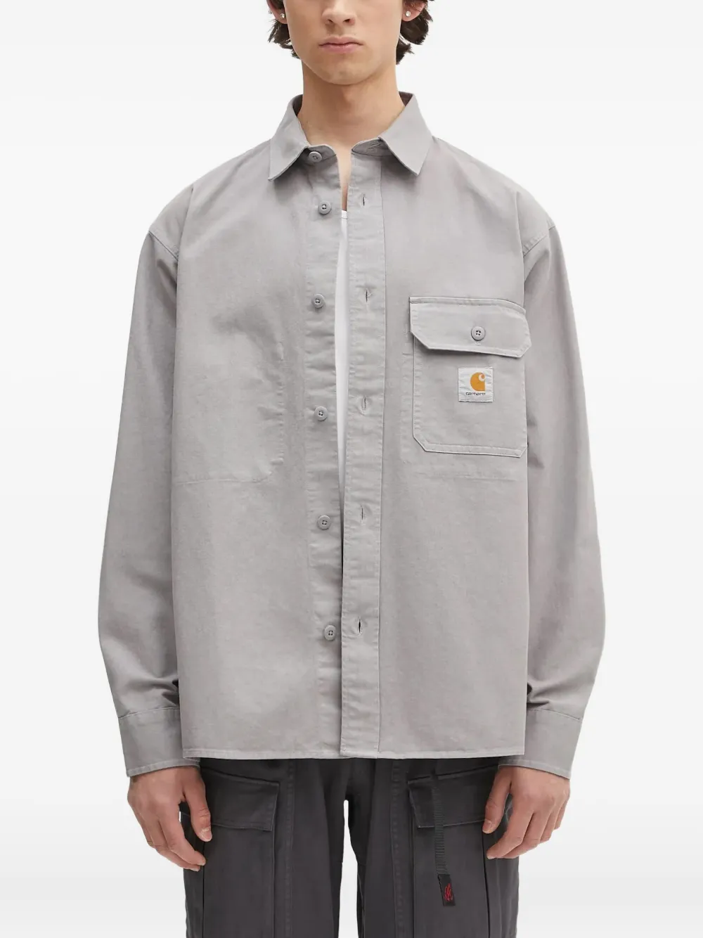 

Рубашка Reno с карманом CARHARTT WIP, серый