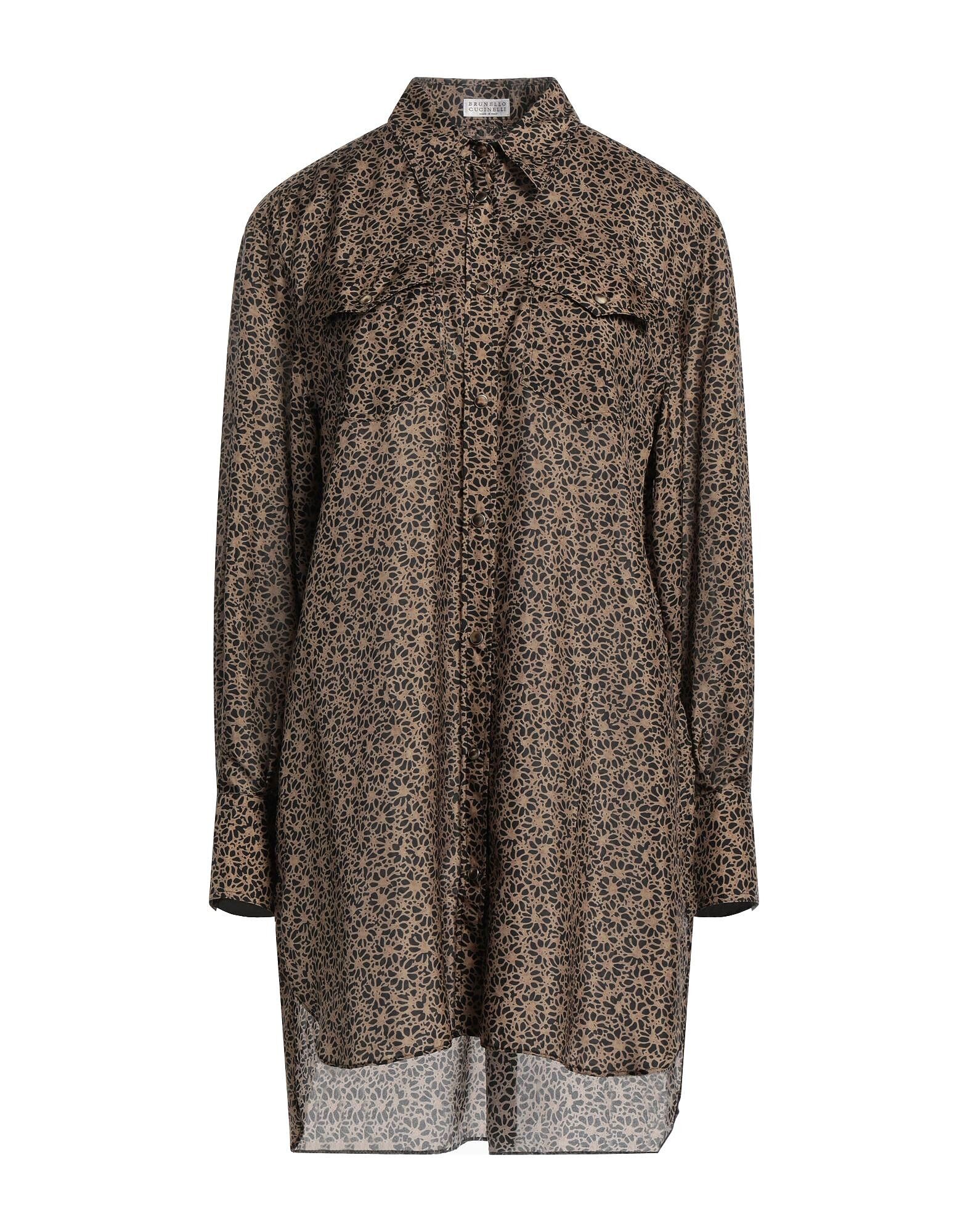 

Рубашка Brunello Cucinelli, хаки