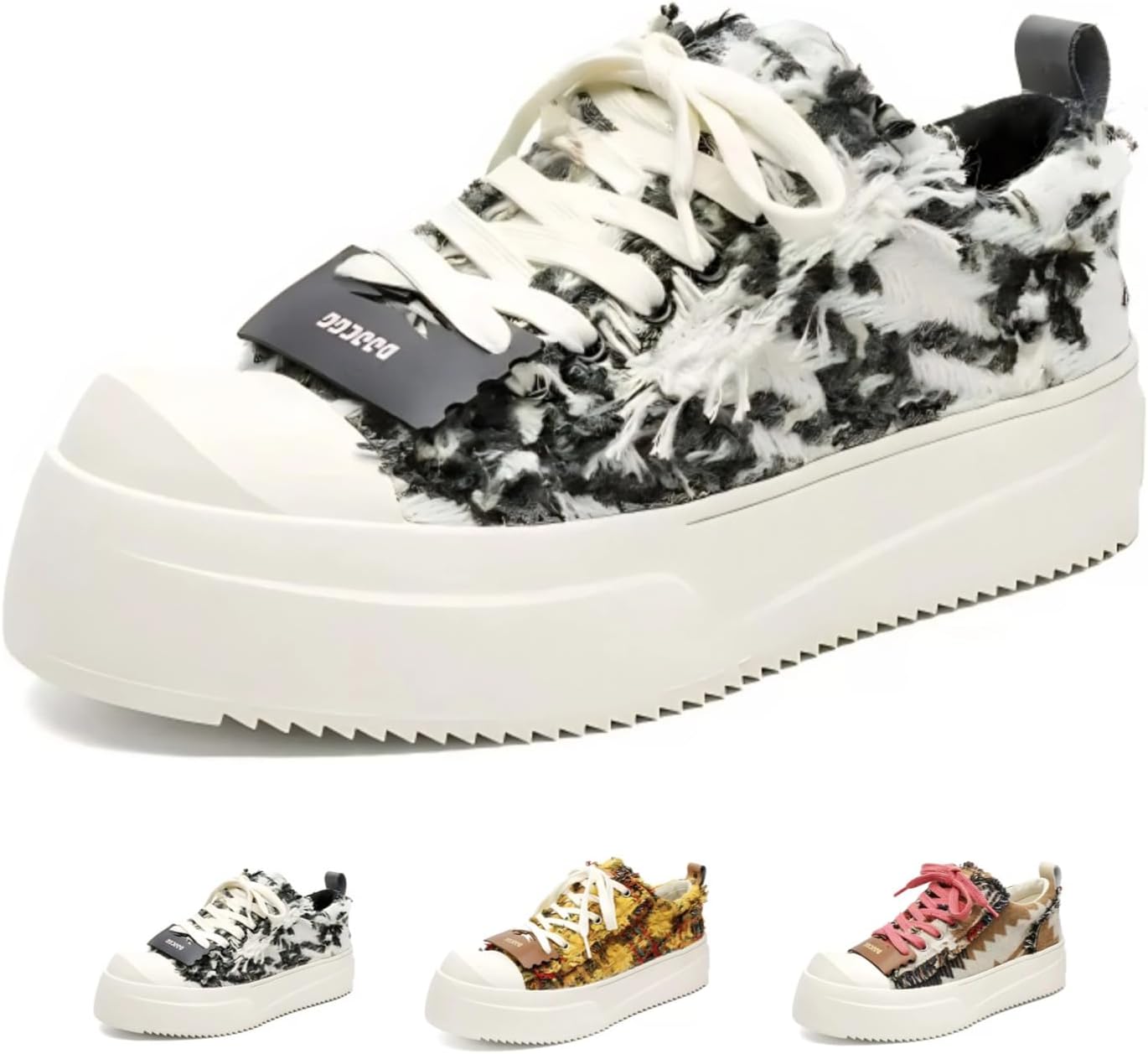 

Массивные кроссовки для женщин и мужчин в стиле Y2K, обувь на платформе, винтажная эстетика, прогулочные кроссовки, модные кроссовки Acaritouch, черный