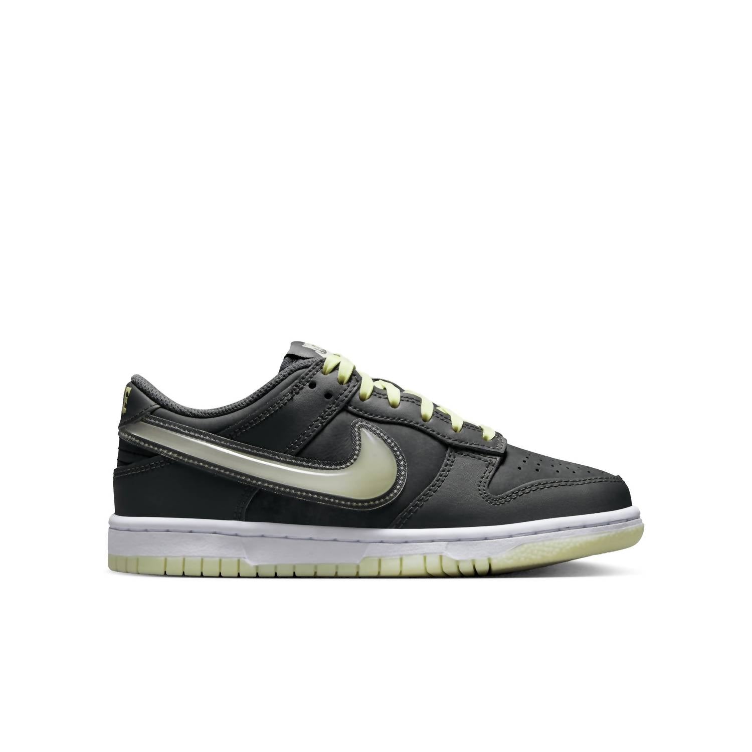 

Детские кроссовки Dunk Low в цвете железно-серый/холодный серый-лаймовый лед-белый Nike