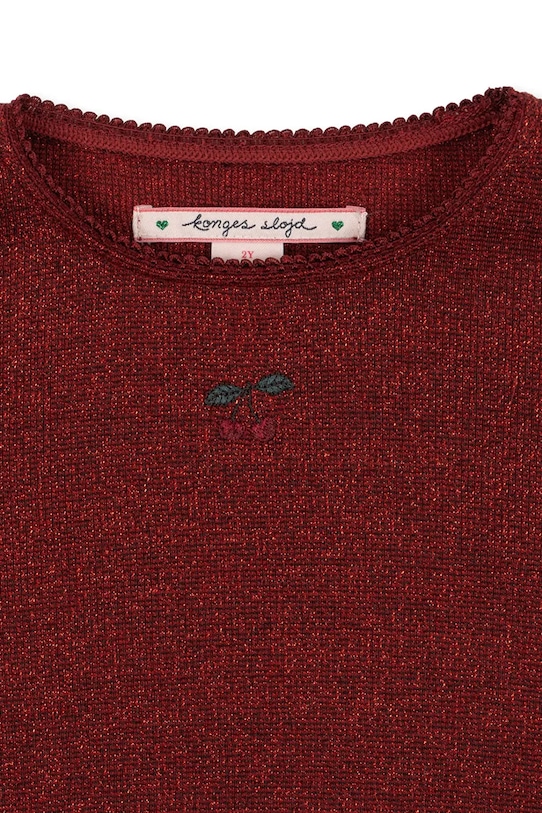 Детский лонгслив с длинными рукавами ROLI BLOUSE Konges Sløjd, красный — фото 3