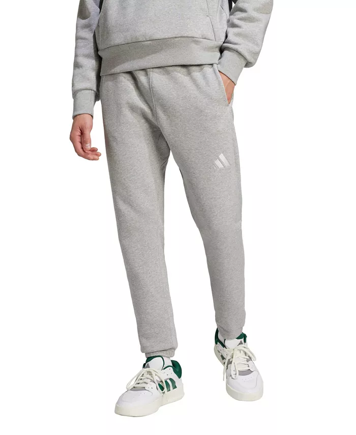 

Мужские флисовые зауженные брюки adidas, серый