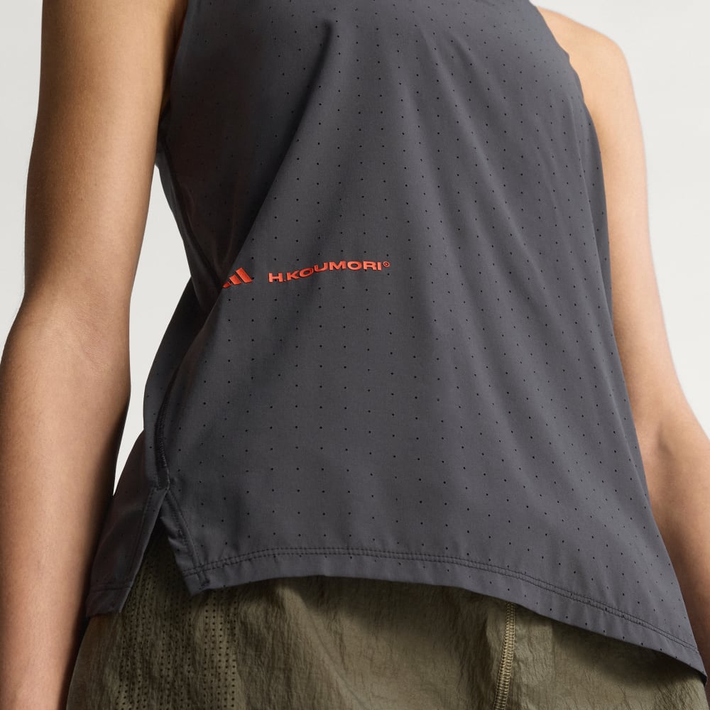 Спортивный топ Adidas Adi365 H.Koumori Running Singlet, черный — фото 3