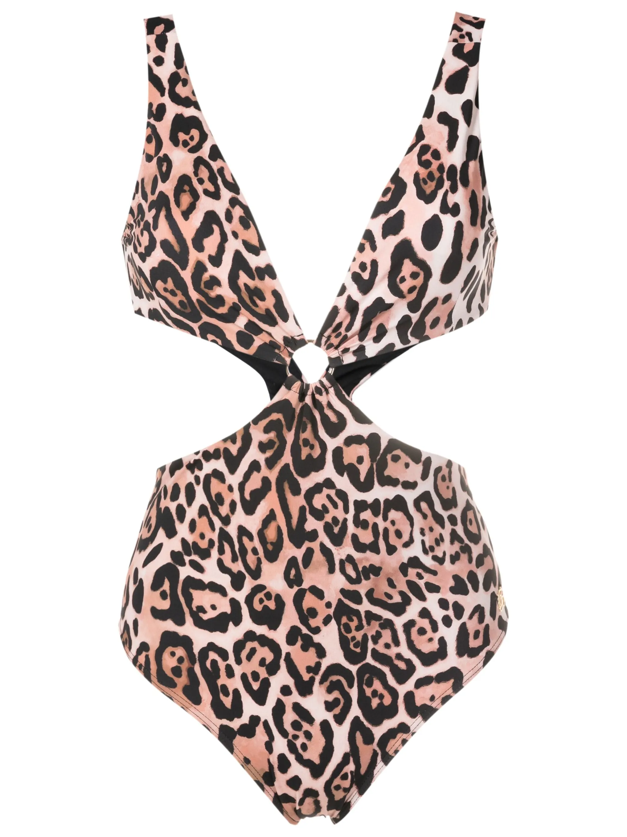 

Слитный купальник с леопардовым принтом Brigitte, коричневый