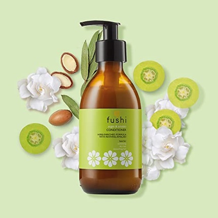 Кондиционер Argan & Amalaki, многоразовый, безотходный, стеклянный флакон 230 мл, 7,78 жидких унций - Animal Brown Fushi — фото 3