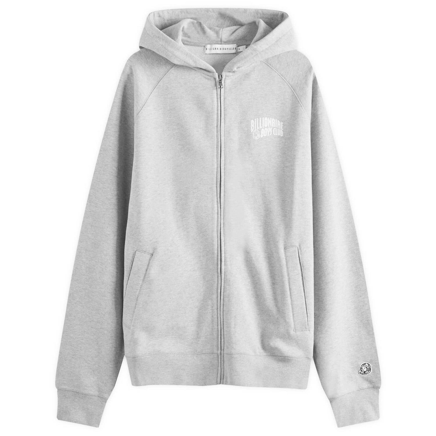 

Худи Billionaire Boys Club Small Arch Logo Zip Hoody, цвет Heather Grey