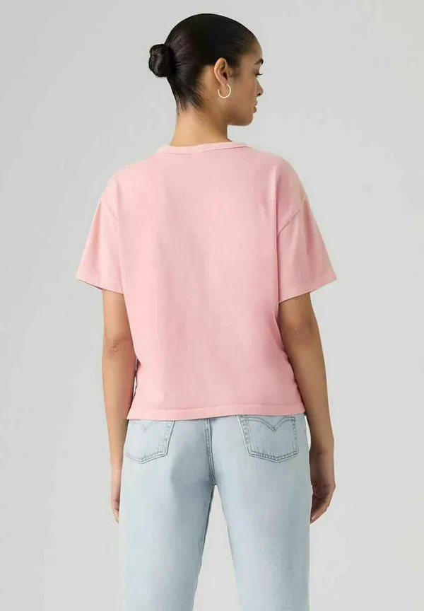 Винтажная футболка с коротким рукавом cora basic tshirt Levi'S, Garment Dye Fa Pinks — фото 2
