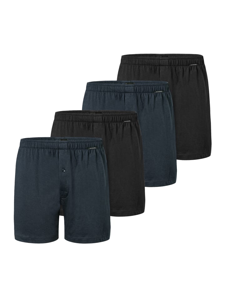 

Трусы боксеры Schiesser, цвет schwarz/blau