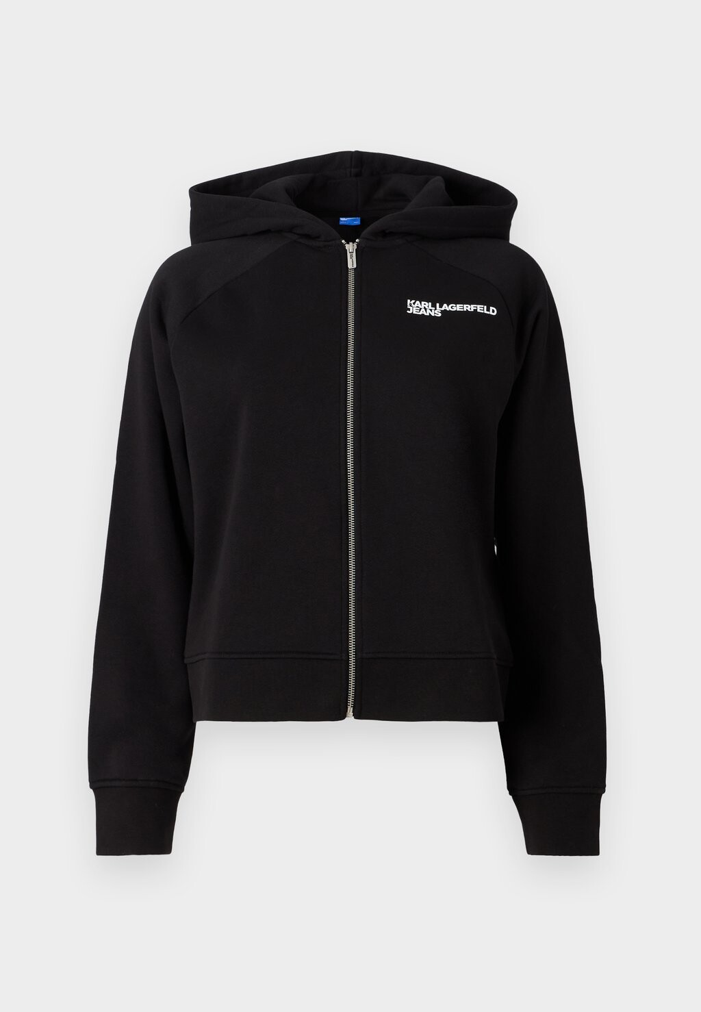 

Толстовка на молнии ZIP UP LOGO HOODIE Karl Lagerfeld Jeans, черный