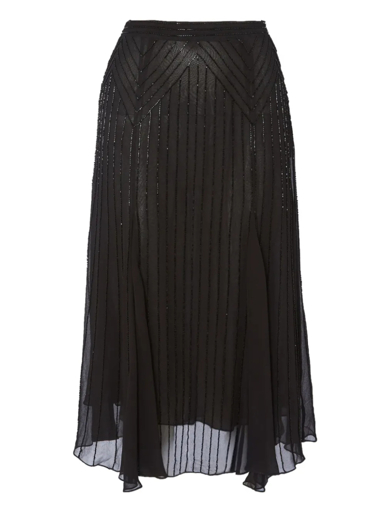 

Temperley London юбка миди Neptune, черный