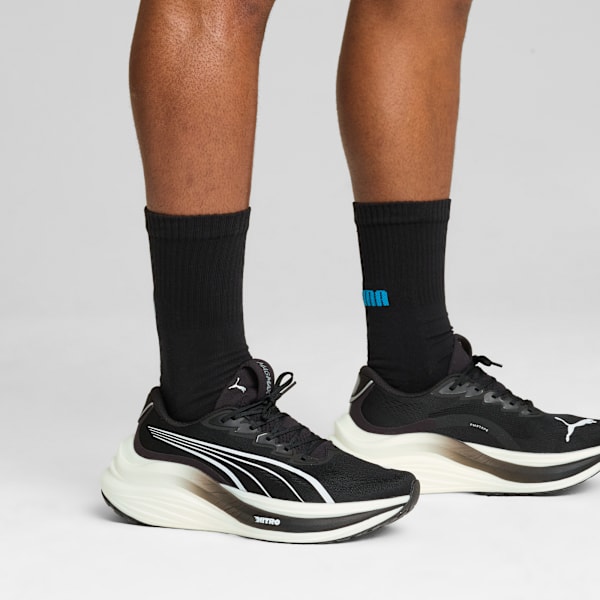 Мужские кроссовки для бега по шоссе Magmax Nitro Puma, черный — фото 2