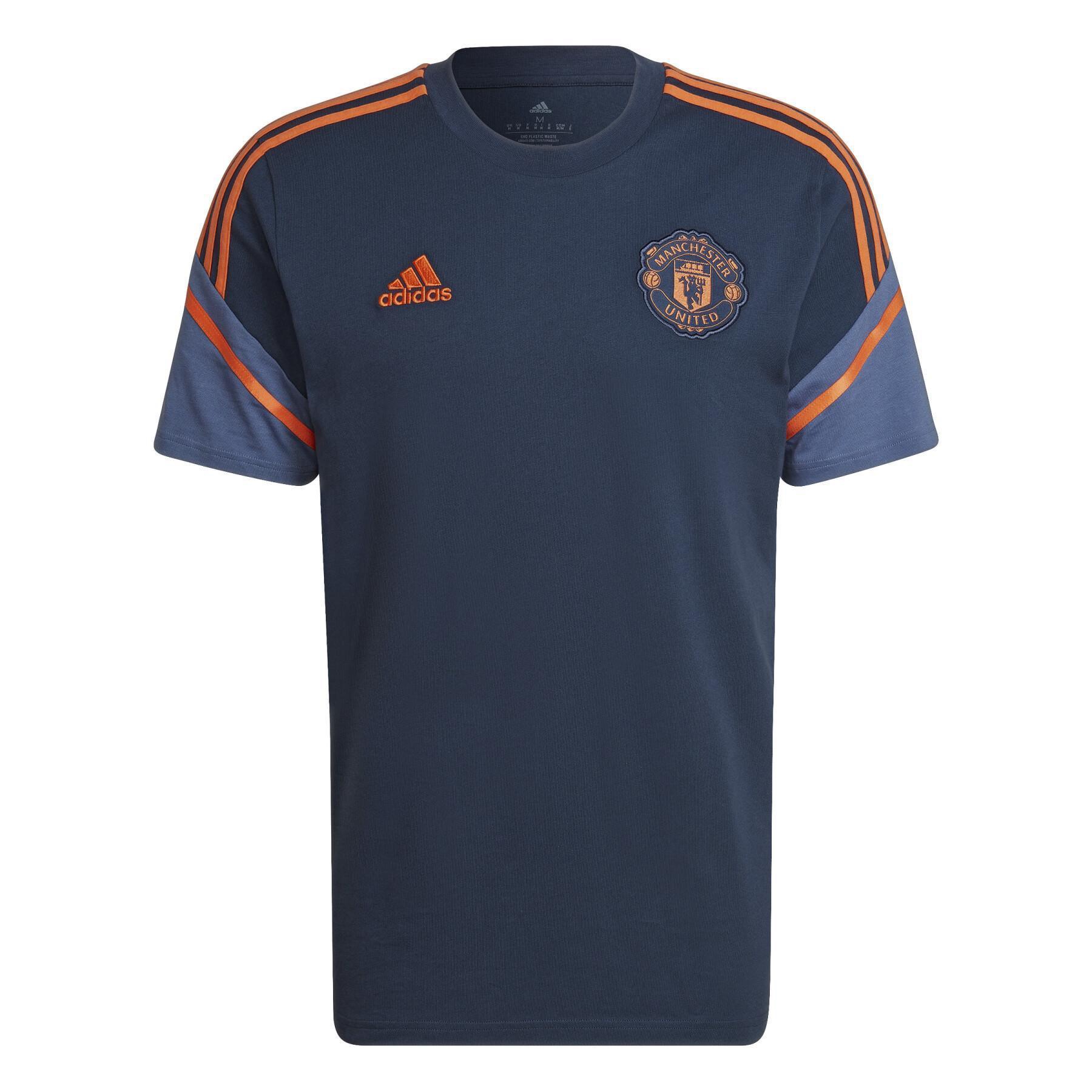 Adidas Футболка Manchester United мужская marine blue — фото 2