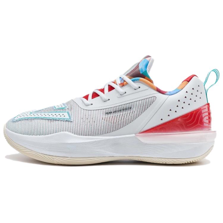 

PEAK Мужские беговые кроссовки State Maximums Trigonometric 3.0 Anti Slip Wear Resistant Low Top белые красные