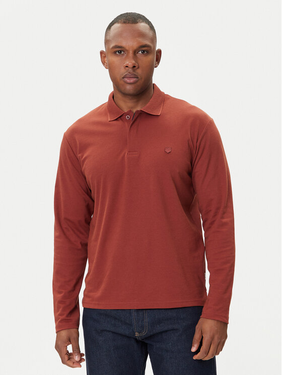 

Поло regular fit Crodney 12259645 Jack&Jones, коричневый