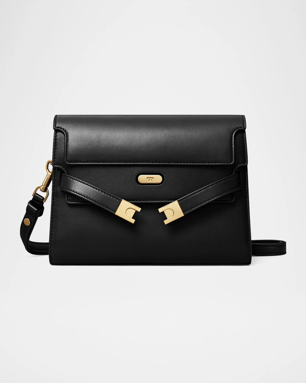 

Кожаная сумка через плечо Lee Radziwill Tory Burch, черный