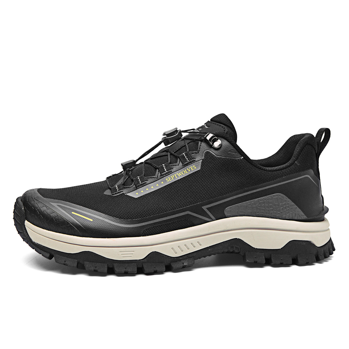 

SEPTWOLVES Мужские кеды низкие черные, цвет Black (Standard Leather Shoe Size)