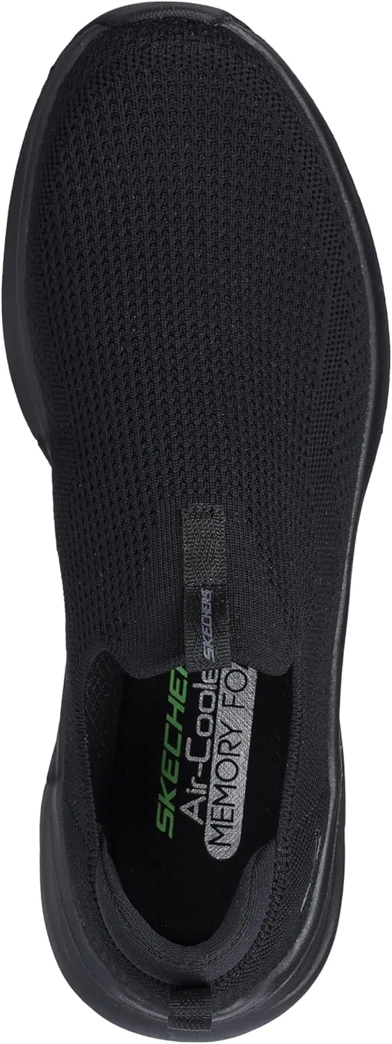 Мужские лоферы Skechers Vapor Foam Covert, черный — фото 4