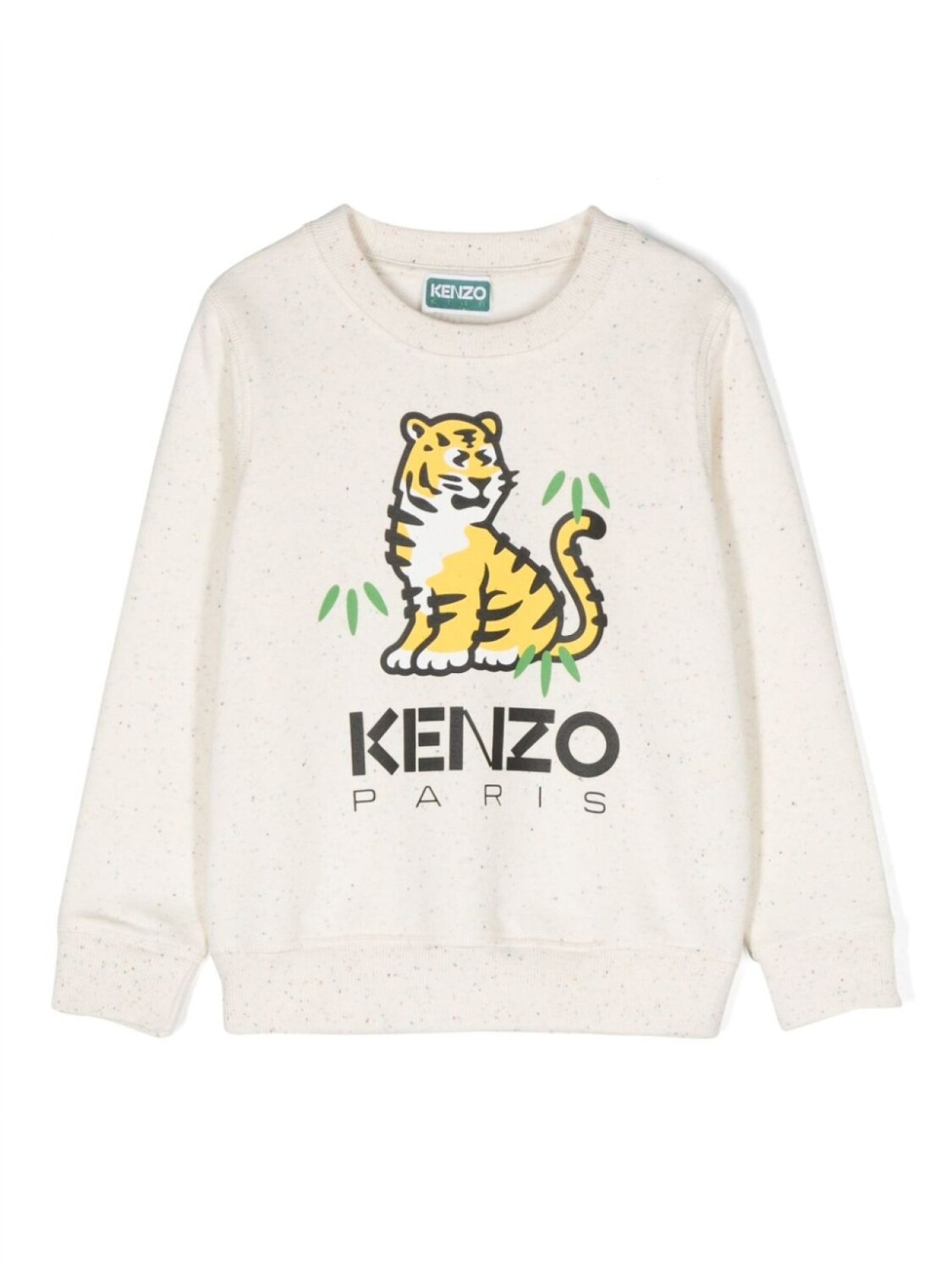 

Kenzo Kids толстовка с логотипом, нейтральный цвет